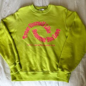 Madhappy Sweatshirt - Yellow - Size XS - Good Condition